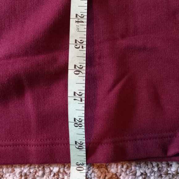 Disney Classics Grumpy XL Women's Sweatshirt 3/4 Sleeves Burgundy Red New - Picture 6 of 14